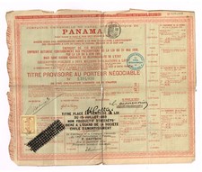 Titre provisoire au porteur