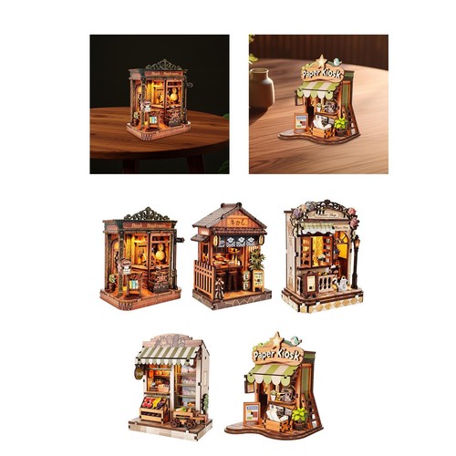 Maison poupée miniature en - de,