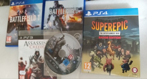 Lot jeux vidéos ps3 ps4 - lot,