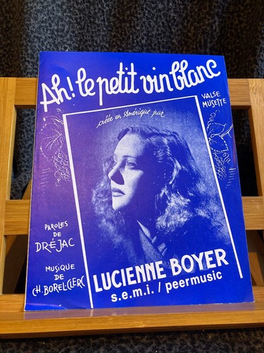 Lucienne boyer petit vin - lucienne,