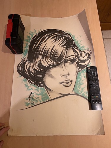 Ancienne affiche coiffeur - affiche,
