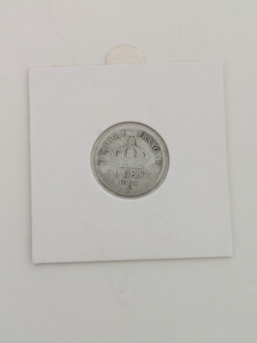 Piece centimes argent - centimes, 1864