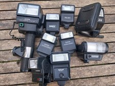 LOT DE 9 FLASH SUNPACK CHINON