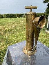 Ancienne Corne De Brume Bateau Laiton