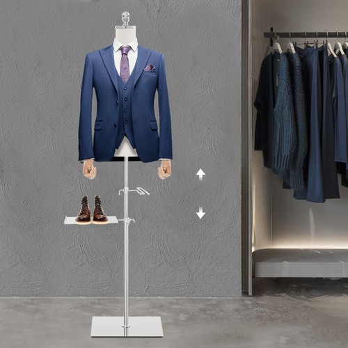 18in male mannequin - 27.56-51.18in,