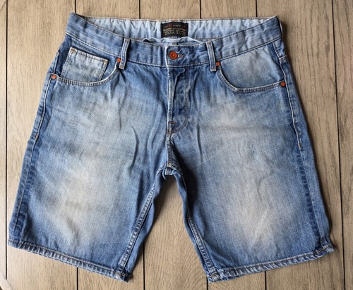 Zara short mens blue denim - short,