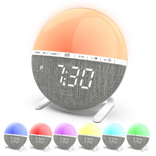 Réveil lumineux simulateur - lumineux,