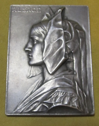 Médaille table bronze - de, en