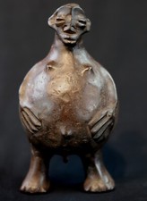 Art Africain Afrique - Statue Fétiche de Divination Songye - RD Congo - 23 Cms