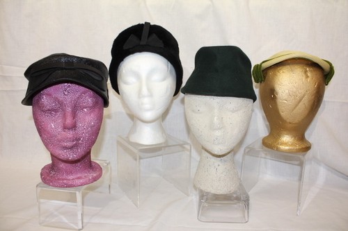 Lot vintage womens hats - 4,