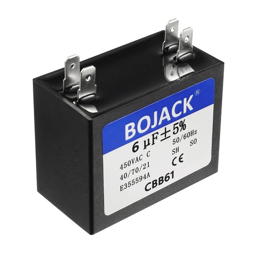 Condensateur cbb61 6uf - 450v, ac