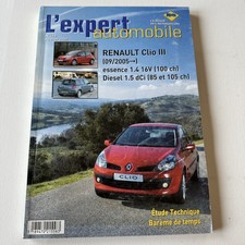 Revue technique Expert Auto Renault Clio III 1.4 16v 1.5 dCi TBE