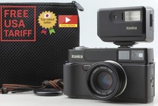 [Top COMME NEUF avec flash] Appareil photo argentique Konica Hexar AF noir...