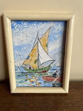 Tableau huile sur plaque