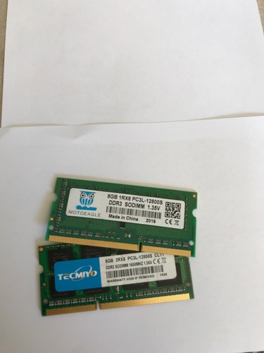 Ram 8gb ddr3l - ram, 1600mhz