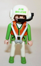 PLAYMOBIL 3845 HOMME MEDECIN SECOURISTE HELICOPTERE SAUVETEURS AIR RESCUE 3