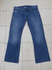 DIESEL INDUSTRY ZATHAN BLUE DENIM JEANS W32 L34 WASH 007ON