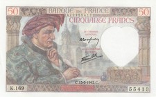 50 Francs - Jacques Coeur -
