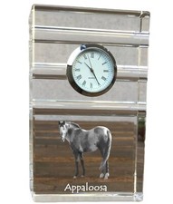 Appaloosa horloge à trois bandes avec un cheval Art-Dog