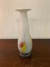 Vase verre marmoréen Muller &