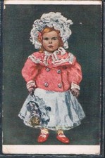 AN092 Cute VICTORIAN GIRL RAG DOLL Fine LITHO