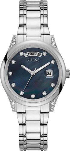 Guess montre argent analogique - montre,