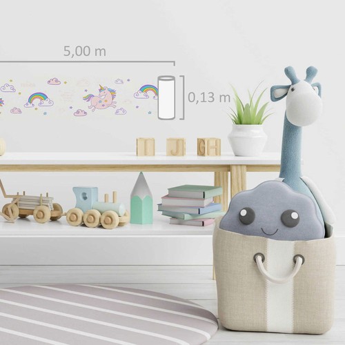Bordure papier peint licorne - peint,