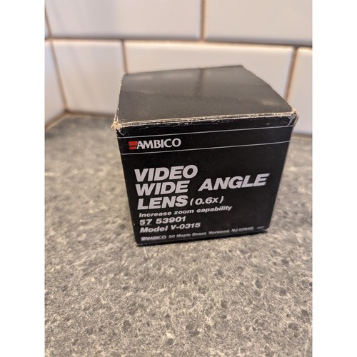 Ambico video wide angle lens - ambico,