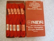 BOÎTE PHILDAR  10 ECHEVETTES COTON 100% RETORS N 820. 10 mètres x 10