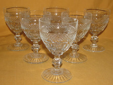 Série de 6 verres à vin