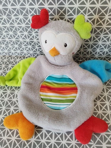 Doudou plat chouette hibou