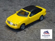 HERPA HO  1/87 MERCEDES CLK jaune capote noire-no jouef