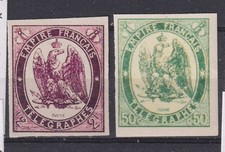 TIMBRES  TELEGRAPHE N° 1 ET 2.................................NEUF **