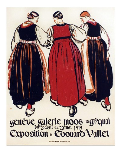 Affiche vintage danse - affiche,