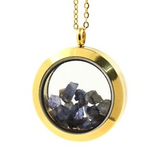 Collier Saphir brut. Modèle