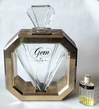 Vtg Giant 13.5" Factice Perfume Bottle Van Cleef & Arpels Gem See Descrip. Empty
