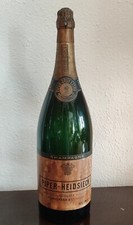 Grand Factice Vintage Magnum Bouteille Champagne Piper Heidsieck/Publicité 