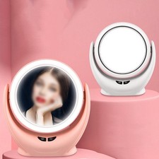 Miroir Multifonctionnel avec Ventilateur Lumière LED et Fonctions Miroir ABS +