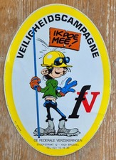 Gaston lagaffe autocollant - gaston,