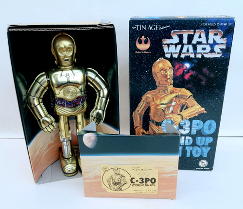 Osaka tin toy robot star - osaka, wars
