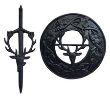 Broche Kilt Tête De Cerf
