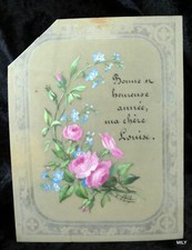 CARTE POSTALE ANCIENNE RODOIDE PEINTE M. SCHEGEN  1897 / RHODOÏDE