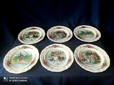 6 ASSIETTES A DESSERT OBERNAI