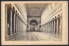 Cabinet c. 1880 - ROME Basilique Saint Paul - T329