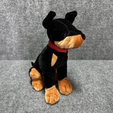 Rottweiler Puppy Dog W/ Red