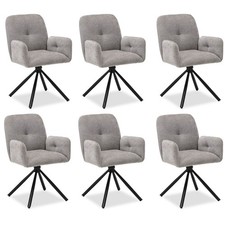 Lot de 6 Chaises pivotantes
