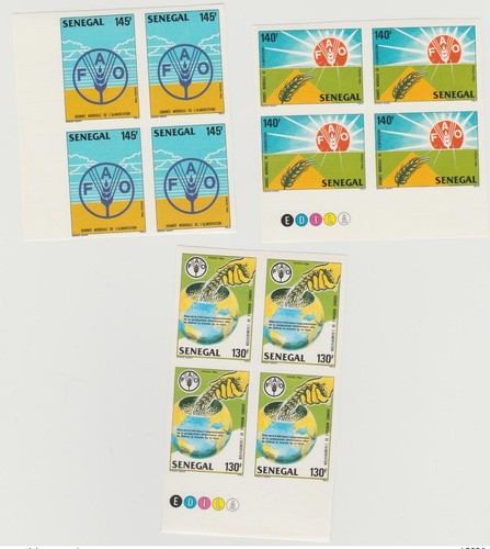 Sénégal 1986 non dentelés - sénégal,