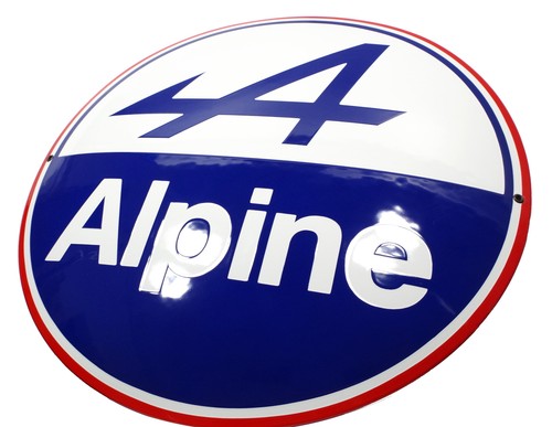 Plaque emaillée alpine cm - emaillée,