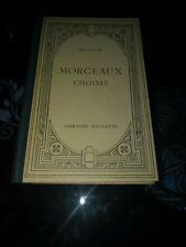 BUFFON MORCEAUX CHOISIS HACHETTE.