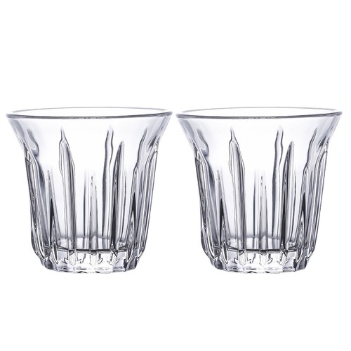 2pcs clear cafe - clear,